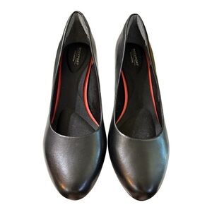 Rockport Total Motion Black Leather Pumps – Size 10M, New in Box